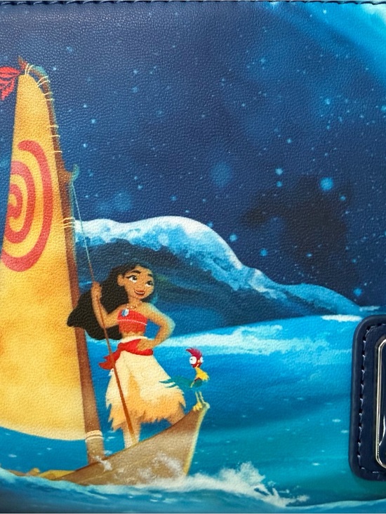 Disney Moana Loungefly Mini Backpack NWOT Ocean Scene Disney Bag main image 8